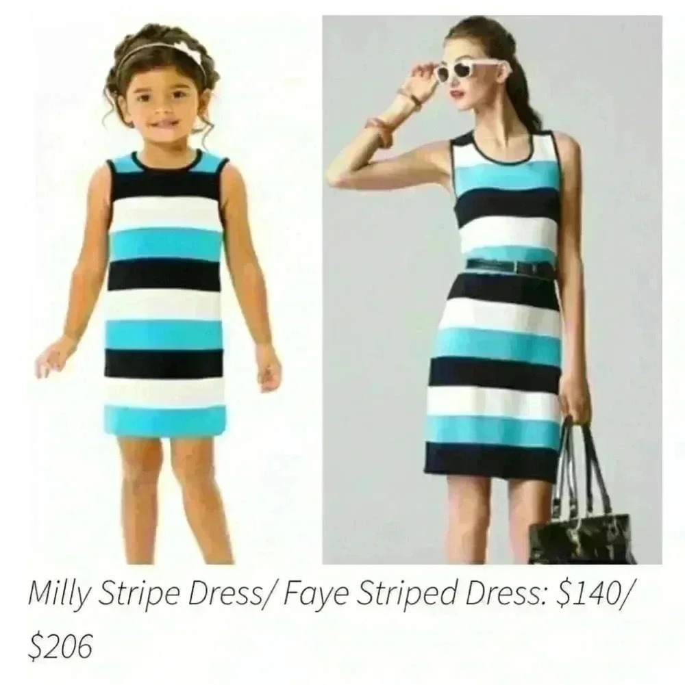 Milly Minis Girls striped dress - Picture 2 of 6